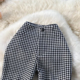 Print Long Pants High Waist Vintage Long Trousers Women 2023 New Spring Autumn Slim Split Hem Casual Female
