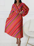 Summer New Women's Fashion Collar Long Sleeve Sexy Collar Dress Dress