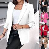 Explosion Autumn And Winter Long Sleeve Solid Color Cardigan Suitcase