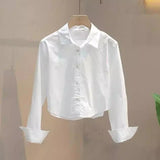 2025 New Women's Short-Sleeved Top Shirt Women's Design Sense Lady With Fashion