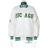 Retro Style Baseball Uniform Jacket-Outfit