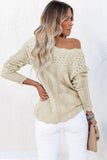 Boat Neck Openwork Tunic