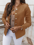 Burst Long Sleeve Rebuttoned Small Suit Short