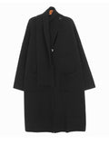 Women Apricot Long Knittign Slit Big Size Long Dress New Scarf Collar Long Sleeve Fashion Tide Spring Autumn 2023