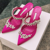 party 2022 European and American new style ladies sandals, high heels with diamond