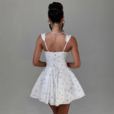 Women's New Lace Splicing Babes Sling Skirt Body-Dexed Dress Woman Pussed