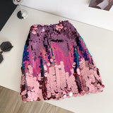 Half-Dress Women's Summer Heavy Light Squins High-Rise Skinny Hottie Fried Street-Bombing Short