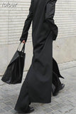 Fashion Solid Blazer For Women Notched Collar Long Sleeve Loose Waist Minimalist Blazers Female 2023 Autumn Clothes