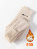 Thick Winter Leggings Women Warm Inner Fleece Pants High Waist Oatmeal Velvet Winter Women Leggings Thermal