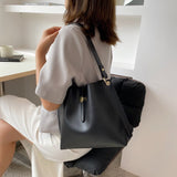 Women's Crossbody Bag Shopper Totes Trend Fashion Korean PU Leather Solid Simple Evening Female Shoulder Bags Woman