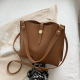 Women's Crossbody Bag Shopper Totes Trend Fashion Korean PU Leather Solid Simple Evening Female Shoulder Bags Woman
