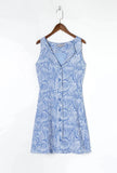 Women's New Sleeveless Loose Print Dress