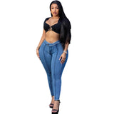 Women's New Women's Jeans Street Fashion Washing Denim Casual Elastic
