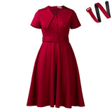 Women's Fashion Temperament Dolls Short-Sleeved Elastic Dress On African