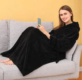 Blanket Sweatshirt Robe Winter Hoodies Outdoor Hooded Coats Warm Comfort Bathrobe Christmas Fleece Blanket Sudadera