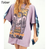 Loose Retro Print T Shirt Women Short Sleeve O Neck Cotton Tshirt Shirts Summer 2023 Woman tshirts Oversize Tops