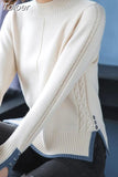 Sweaters Women Casual O-neck Solid Harajuku Basic Long Sleeve Pullovers Elegant High Street Sweater Tops Clothes