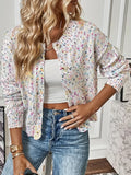 Clothes Autumn Women's Color Dot Splicing Knitted