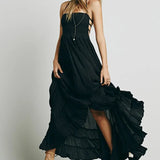 2021 summer bohemian women beach dress free sexy people backless Long Maxi dress holiday party hippie chic boho