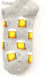 Spring New Women Cotton Socks Novelty 2023 Summer Cute Cartoon Cat Sheep Animal Ankle Socks Korean Short Casual