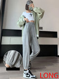 Waist Sweatpants Women Wide Leg Pants Oversized Baggy Pink Trousers Loose Sweatpants Female Khaki Pants For Women