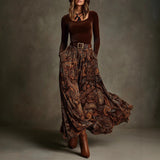 Spring And Autumn Women's Net Red With The Same Leopard Print Splicing Temperament Loose-Legged