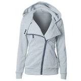 Winter Zipper Hoodies Sweatshirt Women Long Sleeve Hoody Warm Jackets Zipper Tracksuit Hoodie Sweatshirt Pullovers