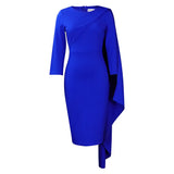 Women's 2025 New Temperament Pure Color All-Girlerted Ass African Large-Size