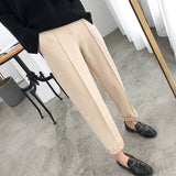 Pants for Women Harem Pants Casual Capri Pants Elegant OL Wool Sweat Jogger Pants Work Suit Pant Woman Trousers 6648