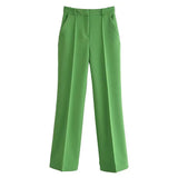 Work Pant Suits OL 2 Piece Set For Women Business Interview Suit Set Uniform Slim Blazer And Trousers Office Lady