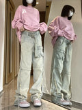 Function Pocket Boyfriend Cargo Jeans-Outfit
