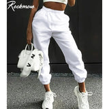 Rockmore Harajuku Joggers Wide Leg SweatPants Women Trousers High Waist Pants Streetwear Korean Casual Sporting Pant Femme