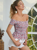 Off-Shoulder Peplum