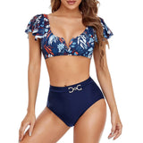 Flash Print Bikini 2022 Woman Swimsuit Swimwear Women Bikini Set Push Up Sexy high waist Beach Biquinis Bathing