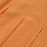 Elegant Long Jumpsuits Women 3/4 Sleeve Vintage High Waist Wide Leg Rompers Casual Pleated Party Overalls Loose Pants No