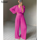 Beige Pleated Wide Leg Pants Womens Pants Fashion 2022 Casual Loose Trousers Office Lady Elegant Long Palazzo