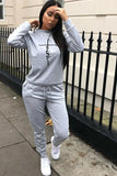 Print O-Neck Top and Pants Two Piece