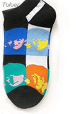 Spring New Women Cotton Socks Novelty 2023 Summer Cute Cartoon Cat Sheep Animal Ankle Socks Korean Short Casual