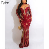 Clothing Vestidos Turtleneck Dress Autumn 2023 New Year Activity Dresses V-neck Sequin Long Skirt Night Female Slim