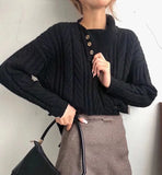 New Winter Sweater Women Pullover Girls Tops Knitting Vintage oversize Autumn Female Knitted Outerwear Warm