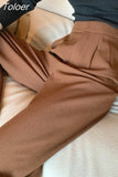 Transparent White Pants For Women High Waist Zipper Pocket Big Large Size Long Wide Leg Navy Blue