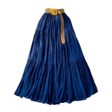 Half-Dress Women's Dress 2025 Summer Small In The Long Leisure High-Rise Display Thin Pendulum Ponve