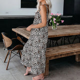 Fashion Women Sleeveless Straps Jumpsuits Baggy Pants Summer Loose Baggy Rompers Womens Jumpsuits Casual Long