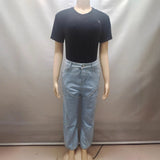 Women's Casual Jeans Women's New Trend Clear Diamond Splicing Straight