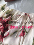 Women Halter Floral Playsuits Holiday flower overalls bohemian off shoulder beach jumpsuits wide leg chiffon