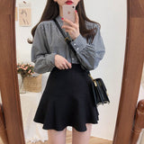 Spring plaid femme Casual long Sleeve Women Shirts Summer Casual Plus Size Women grid Blouses Female Top vetement