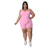 And American Plus Size Ribbed Sleeveless