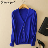 Women's Cashmere Cardigan For Women Long Sleeve Knitted Female Cardigans Short Ladies Cardigans Women's Sweater Autumn