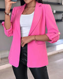 Explosion Autumn And Winter Long Sleeve Solid Color Cardigan Suitcase
