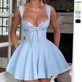 Women's New Lace Splicing Babes Sling Skirt Body-Dexed Dress Woman Pussed